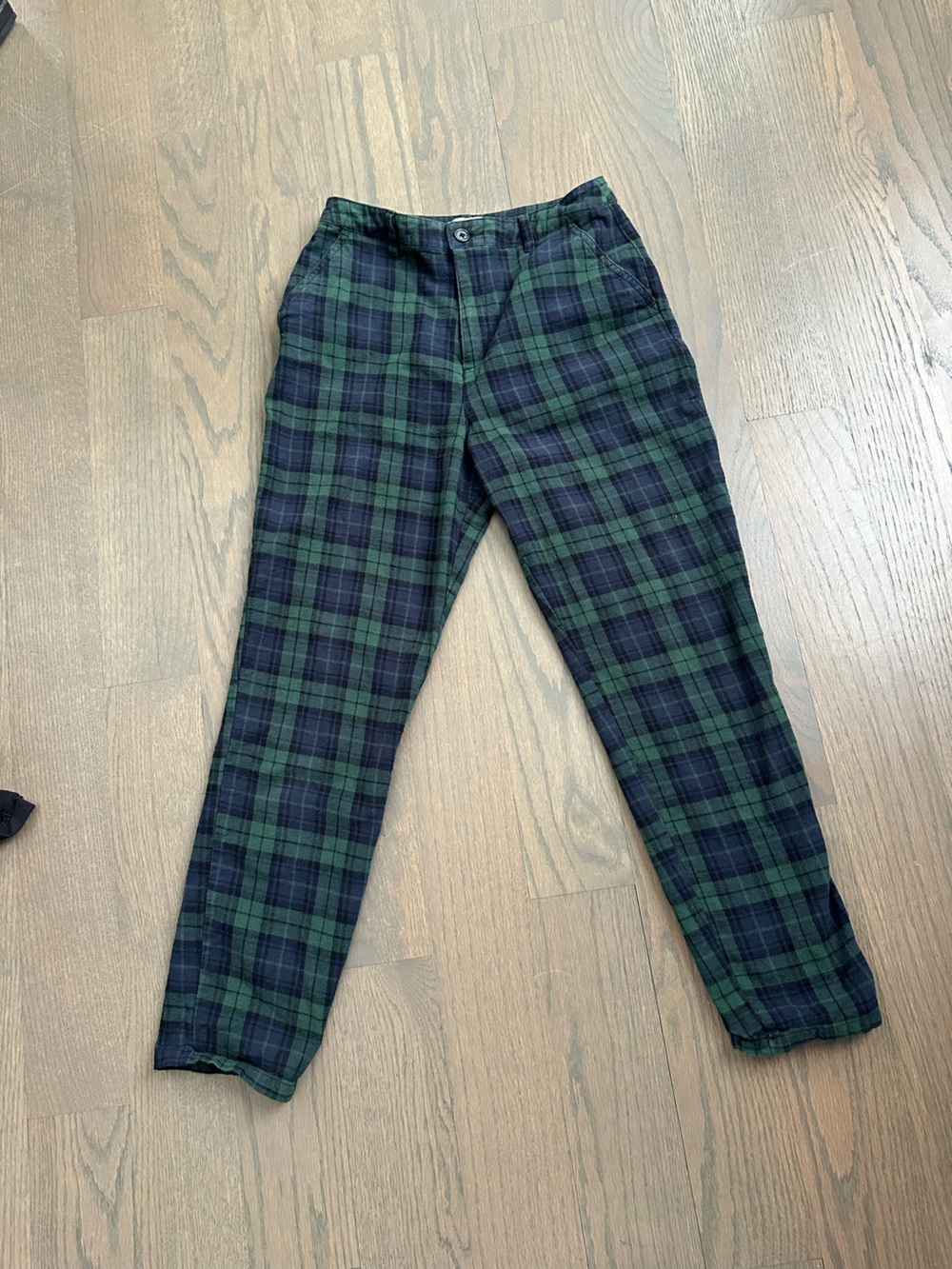 ASOS Green & Navy Plaid Casual Pants size US4